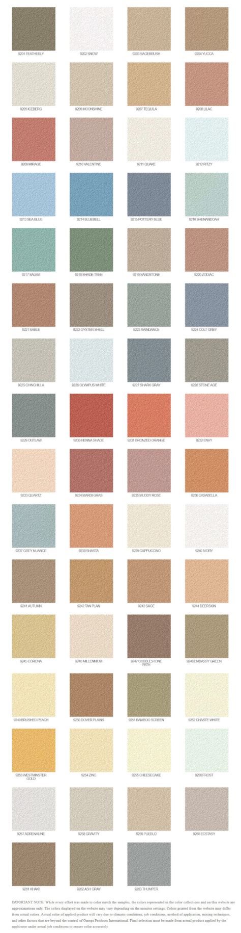 la habra stucco color chart pdf - Pok Swan