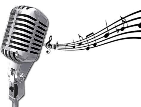 Download Transparent Music Notes Png - Old Microphone Png Clipart (#5585395) - PinClipart