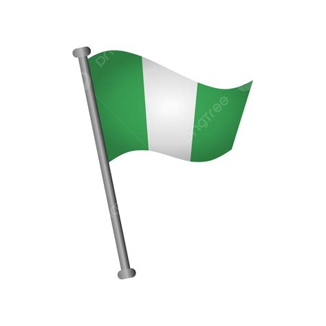 Nigeria Flag, Nigeria, Flag, Nigeria Flag Shinning PNG and Vector with Transparent Background ...