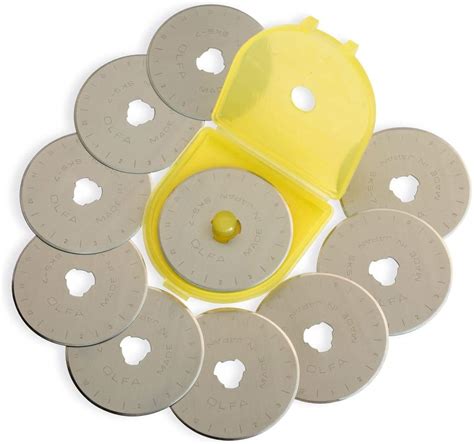 Rotary Cutter Blades, 45mm Rotary Blades, Fits OLFA Replacement, RB45 ...