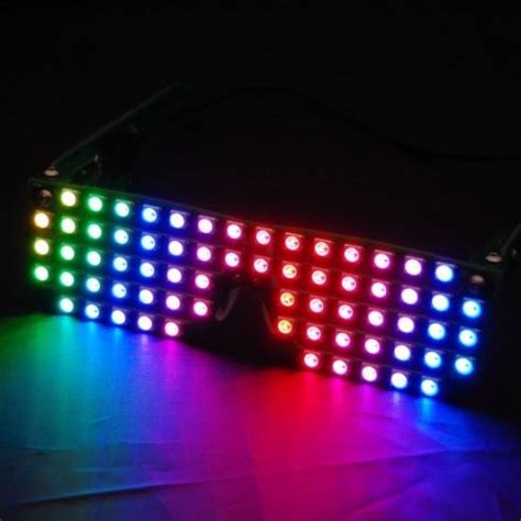 RGB LED party glasses with various animations | Cool Mania