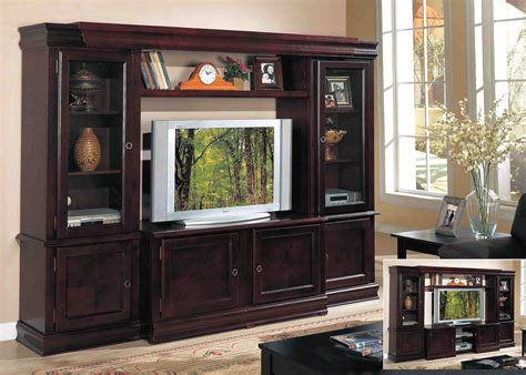 Cherry Wood Entertainment Center – HomesFeed