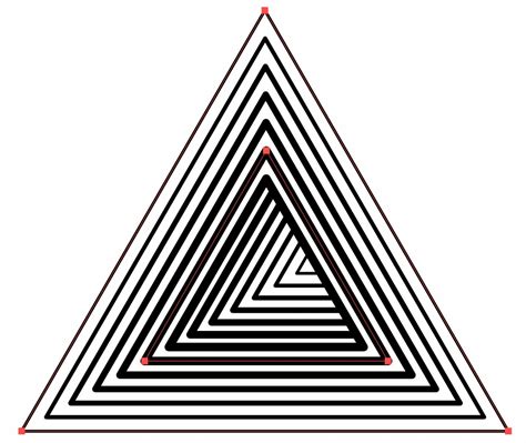 Op Art Experiment no. 4: Triangle Tunnels, a deke.com article