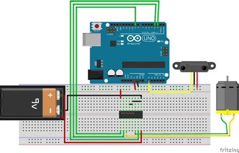 How to Control a DC Motor with H-Bridge and Arduino and IR sensor ...