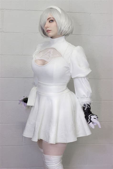 2B Cosplay Nier: Automata YoRHa Costume White / Black Colors | Etsy