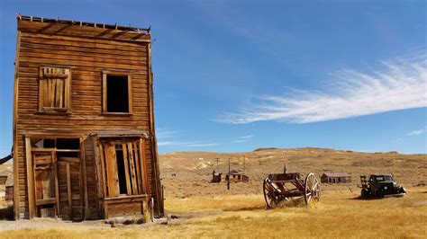deserted wild west shack, desert ghost town 4k HD Wallpaper