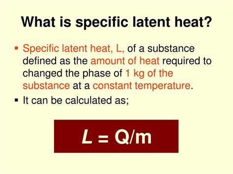 PPT - 4.3 SPECIFIC LATENT HEAT PowerPoint Presentation, free download - ID:5831633