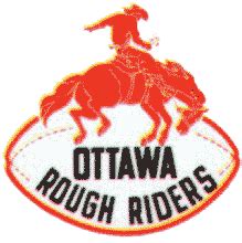 Ottawa Rough Riders Logo - Primary Logo - Canadian Football League (CFL) - Chris Creamer's ...