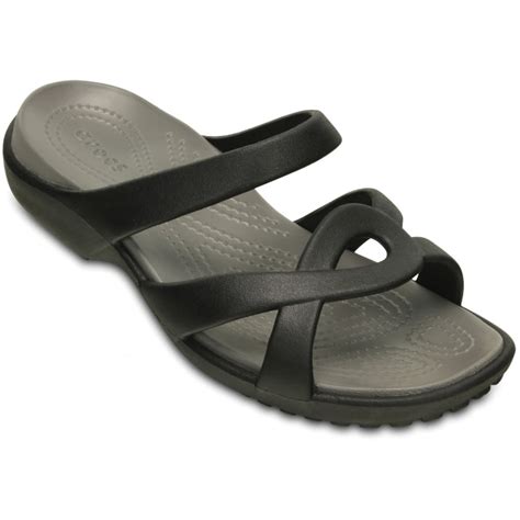 Crocs Crocs Meleen Twist Black / Smoke (UX5) 202497-05M Ladies Sandal ...