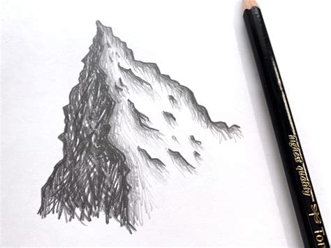 Mountain Tutorial Using the MONO Drawing Pencil Set - Tombow USA Blog