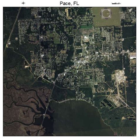 Aerial Photography Map of Pace, FL Florida