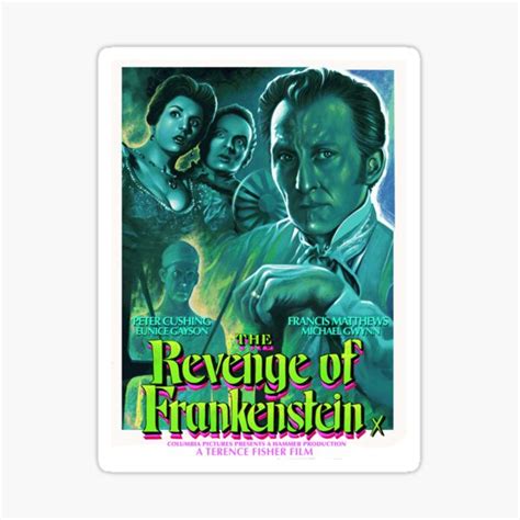 "The Revenge of Frankenstein" Sticker for Sale by Harnois75 | Redbubble