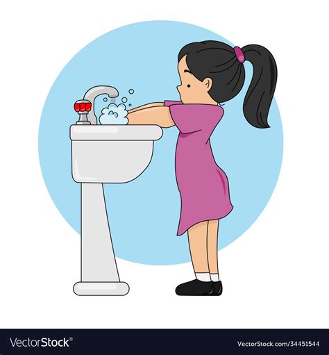 Washing Hands With Soap Clipart Free