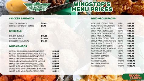 Wingstop Menu And Prices 2024 - Dawn Mollee