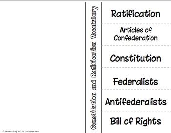 Ratification of the Constitution Activities | TpT