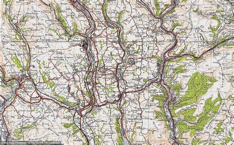 Historic Ordnance Survey Map of Blackwood, 1947