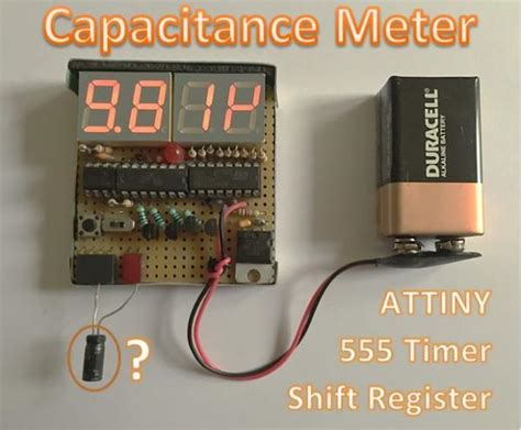 Arduino: Capacitance Meter - Precise Capacitor Measurement