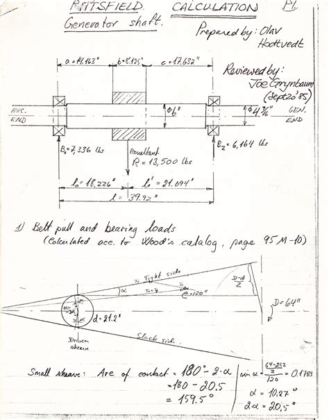 Generator Shaft Design