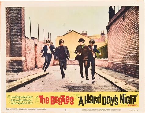 Lobby Cards and Ephemera from the Beatles' Film - A Hard Day's Night - Flashbak