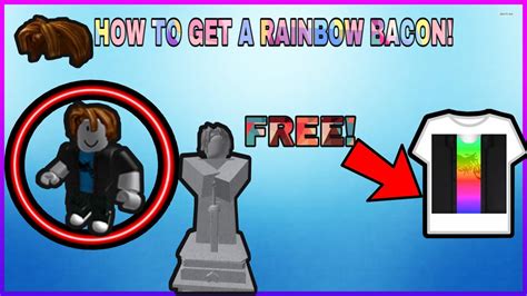 [FREE] How To Get A Rainbow Bacon Outfit In Roblox! - YouTube