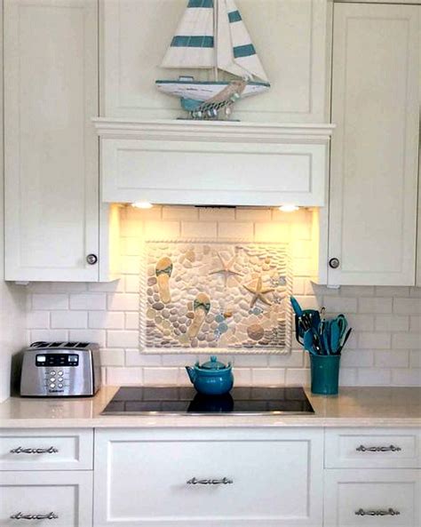 Kitchen Backsplash Ideas with Coastal & Beach Mosaics | Tile Mosaic Ideas