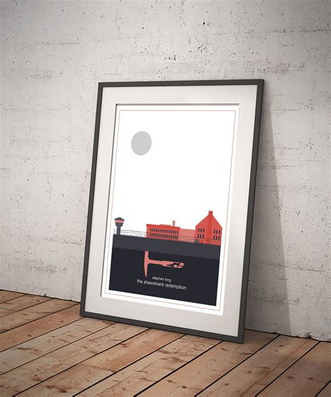 The Shawshank Redemption Poster Home Decor Minimal Print | Etsy