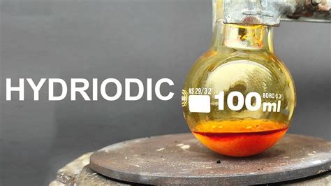 Making Hydriodic acid - YouTube