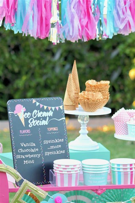 Simple Ice Cream Social ideas they'll scream for! - LAURA'S little PARTY