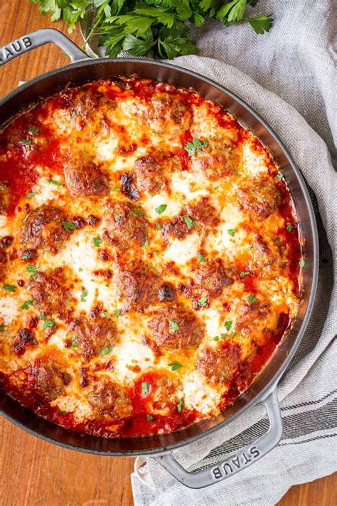 5-Ingredient Easy Meatball Casserole - Unsophisticook