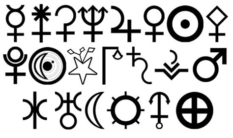 Astronomical Symbols by LucianSong on DeviantArt