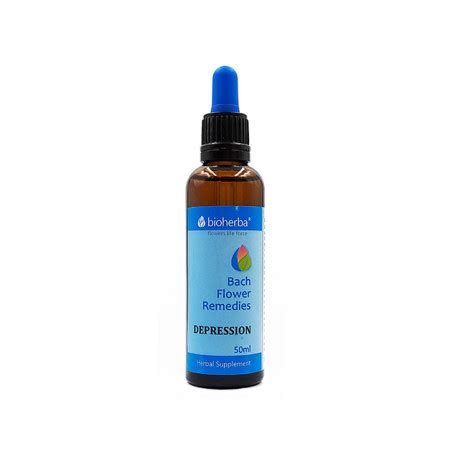 Depression, Bach Flower Remedies, Bioherba, 50 ml