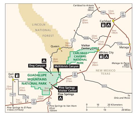 Guadalupe Mountains Maps | NPMaps.com - just free maps, period.