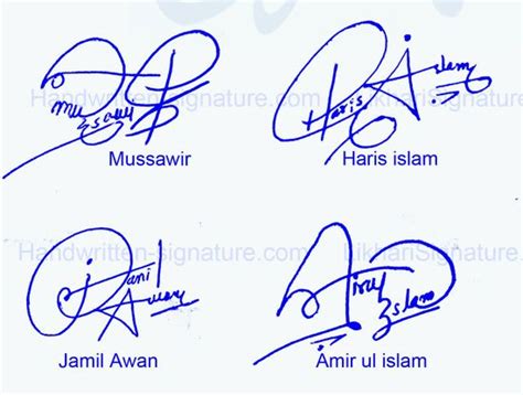 Signature Generator Handwriting