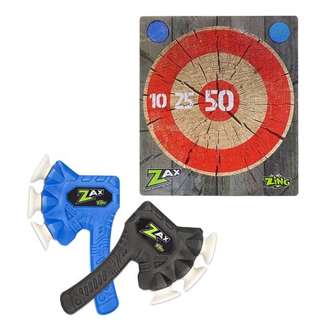 Zax 2 Pack with Target - Soft Foam Throwing Axes - Walmart.com