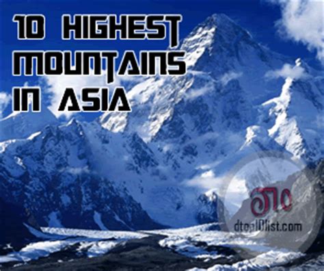 Top 10 Highest Mountains in Asia | Most Beautiful