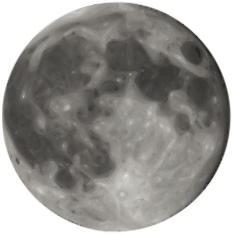 Clipart - Full Moon