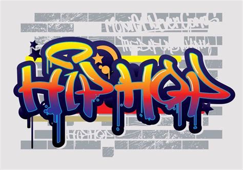 Hip Hop Graffiti Text Vector 149785 Vector Art at Vecteezy