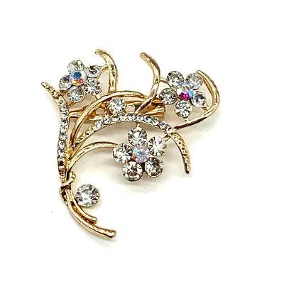 Gold-tone Branch with Flower Brooch - Your Perfect Gifts