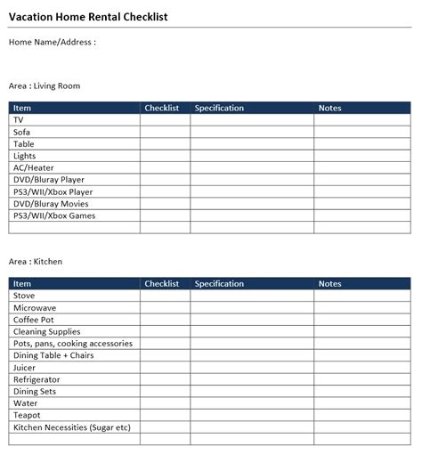 vacation checklist Archives | Freewordtemplates.net