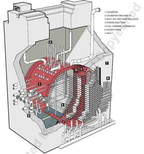 Schematic of the CANDU 6 Reactor Core Design [9]. | Download Scientific ...