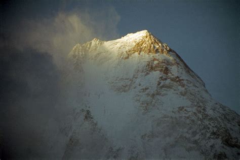 12 Gasherbrum IV Close Up At Sunset From Concordia