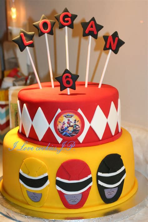 Power Ranger Birthday Cake Power Rangers Cake Cakes Power Ranger ...