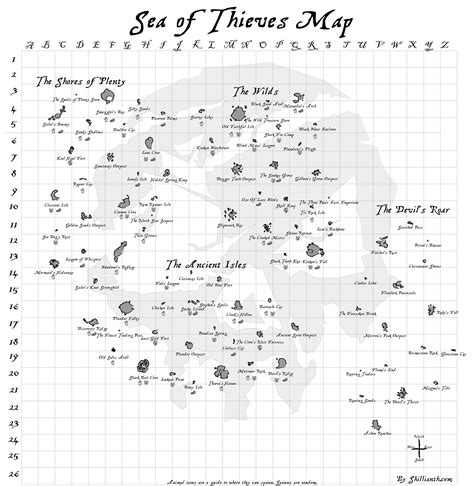 3600*3700 updated map : r/Seaofthieves