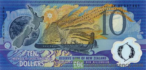 10 New Zealand Dollars series 2000 - Exchange yours for cash