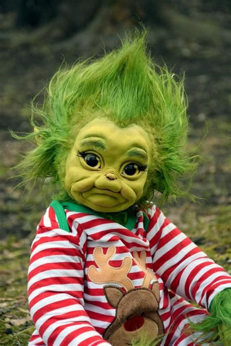 Baby Christmas Stealer | Baby grinch, Creepy dolls, Grinch