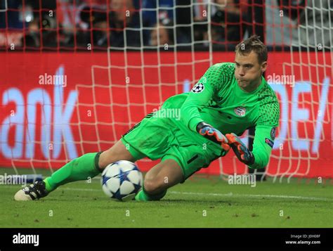 Munichs goalkeeper manuel neuer saves hi-res stock photography and ...