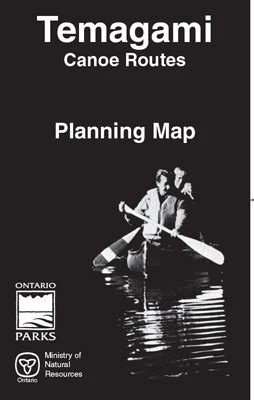 Temagami Canoe Routes Planning Map - GoTrekkers