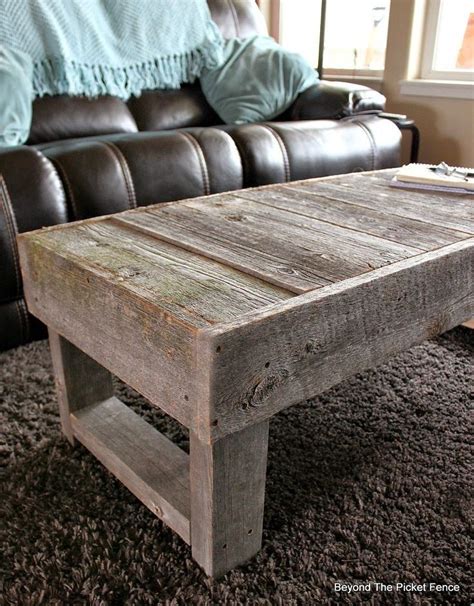 Barnwood Coffee Table. Easy project for the beginner. | Barn wood ...