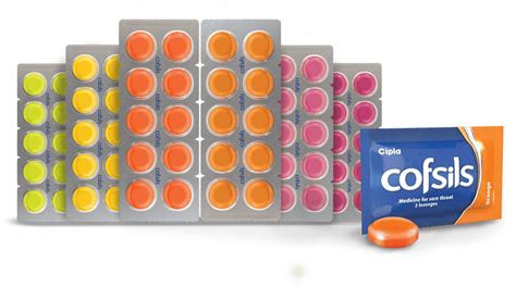 cipla Cofsils Lozenges, Packaging Size: 1*10, Daily 2, Rs 16 /tablet ...