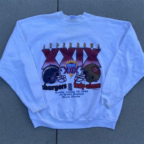 1995 Super bowl Final 49ers Vs Chargers Super bowl... - Depop